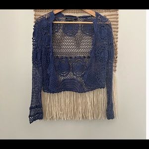 PERUVIAN CONNECTION | Crochet Pattern Open Front Cardigan
